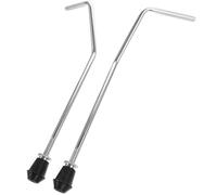 AKOOSY Supporto per Tom Drum 2 Pezzi in Metallo per Batteria, Accessorio per Strumenti a Percussione Gambe Grancassa Regolabili, Fornitura Professionale per Musicisti e Performance Live