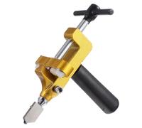 AKOOSY Tagliapiastrelle Manuale in Lega Oro Rullo Delimitatore per Ceramica e Piastrelle, Utensile Durevole Che Riduce L'affaticamento del Polso per Uso Domestico e Lavoro