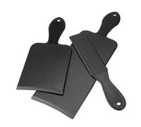AKOOSY Tavole per Tintura Chioma in ABS Nero, Strumenti per Parrucchieri Set 3 Pezzi Lunga Durata e Applicazione su Aree Difficili, per Highlights e Hair Painting