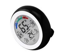 AKOOSY Termoigrometro Digitale Multifunzione con Display LCD Touch Screen Misuratore Temperatura e Umidità Preciso Termometro Elettronico per Interni Casa Ufficio e Cameretta Funzione