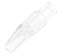 AKOOSY Testa Bocchino Sassofono Soprano Trasparente in Ricambio Professionale Leggero e Facile da Installare Accessorio Resistente per Sax Soprano Compatto e Portatile per Musicisti