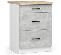 AKORD | Armadi da cucina Olive | Spaziosi | Robusti | Per ogni design | Per una piccola cucina | Per un angolo cottura | Come parte di un set | Bianco e cemento