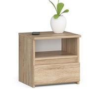 AKORD | Comodino Piccolo con un Cassetto e un Ripiano | Armadio Camera da Letto | Mobiletto Multiuso | Cassettiera Scrivania | Salvaspazio | 40 x 40 x 35 cm | 16mm Pannello laminato |