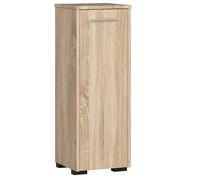 AKORD | Mobile Alto da Bagno FIN S30 a 1 anta | Armadio a muro | Armadietto chiuso in piedi | Porta con Montaggio a Destra/Sinistra | 30 x 82 x 30 cm | Peso 12,5 kg