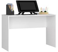 AKORD | Scrivania Minimalista per Ufficio e Computer | 120 x 77 x 50 cm | Peso 29 kg | Bianca