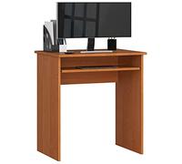 AKORD | Scrivania Star per PC con Rupiano per Tastiera | 2 Cassetti e 2 Ripiani con Ante Tavolo per Ufficio | Office Desk | 68 x 74 x 51 cm | Peso 20kg | Ontano