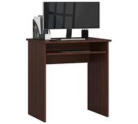 AKORD | Scrivania Star per PC con Rupiano per Tastiera | 2 Cassetti e 2 Ripiani con Ante Tavolo per Ufficio | Office Desk | 68 x 74 x 51 cm | Peso 20kg | Wenge