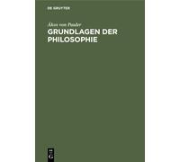 Ákos Von Pauler Grundlagen Der Philosophie (Copertina rigida)