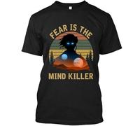 AKOXBFH NWT Fear Is The Mind Killer Paul Atreides Dune Epic Science Film T Shirt Blacks