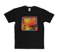 AKOXBFH Vintage Funk Fire on Bayou by The Meters T Shirt George Porter Jr. Art Neville BlackXXL