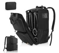AKOZLIN Zaino da viaggio pieghevole per passeggino, nero, L(For all GB Pockit Strollers), Zaino