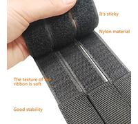 Akozon 10 Pezzi Cinghie di Attacco in Nylon Regolabili per Hoverboard Kart - Cavo di Fissaggio del Gancio e per Attacco Sicuro (Black)