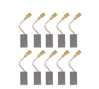 Akozon 10 Pezzi di Ricambio per Spazzole Motore in Carbonio con Molla da 25 Mm e Rame per Utensili per Motori di Macchine per Trapani Elettrici, A65# 22,5x16x6,2 Mm (7)