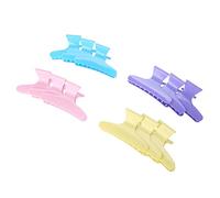 Akozon 12 Pezzi Farfalla Che Tiene Set di Clamp/Holder per Capelli - Morsetti Colorati di Artigli per Parrucchiere e Styling - Strumento di Sezionamento Anti Slittamento per Salone e Uso Domestico
