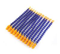 Akozon 12 Pezzi Tubo Flessibile Refrigerante 1/4" Regolabile in Plastica con Ugello e Interruttore a Naso per Raffreddamento Olio/Acqua per Tornio Fresatura