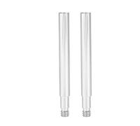 Akozon 2 Pezzi Estensori Valvola 60mm per Facile Gonfiaggio Pneumatici | Prolunghe per valvole in lega di alluminio, compatibili con varie bici, lunghezza 60 mm