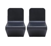 Akozon 2 Pezzi Piede per la Doccia Resto per Gambe Rasatura - Nessun Supporto per Pedali Triangolari Anticruolini Montato a Parete per il Massimo Comfort Nella Doccia (GREY)