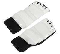 Akozon 2 Pezzi Taekwondo Foot Guard Supporto per Caviglia per Allenamento Kickboxing Protezione Estesa da 8,7 Pollici, Mesh Traspirante e Cuscinetto in EVA Ispessito, Design Antiscivolo per