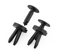 Akozon 20 Pezzi di Fissaggio per Fermagli in Nylon a Pressione per Rivestimento della Portiera dell'auto per 6504521, Rivetti con Perno di Spinta Neri per la Riparazione del Pannello Interno