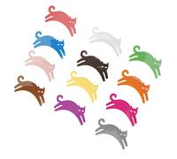 Akozon 24 Pennarelli in Silicone per Bicchieri da Vino, Cani e Gatti, Divertenti Identificatori per Tazze per Feste, Set di Ciondoli per Vino in Silicone Ecologico