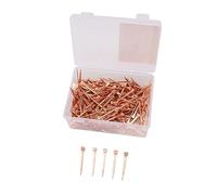 Akozon 250pcs Chiodi a Ferro di Cavallo in Rame per le Forniture di Equitazione Equestri Arrugginite Salute Ottimale degli Zoccoli per Cavalli (47,5mm E4)