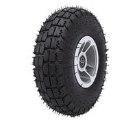 Akozon 4.10 3.50-4 Ruota per Pneumatici a Prova di Foratura Camera d'Aria Esterna Cerchio in Lega di Alluminio Carrello a Mano Carriola Dolly