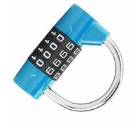 Akozon 4 Combinazione di Quadrante Lucchetto - Sicuro di Viaggi di Viaggio e Blocco dell'armadietto della Palestra, Blocco della Password Resettabile con 10.000 Combinazioni, Costruzione in Lega di