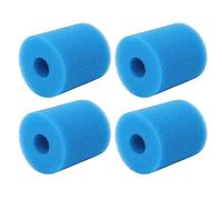 Akozon 4 Pezzi Spugna per Piscina Riutilizzabile Lavabile Tipo H Schiuma per Piscina per Cartuccia Pompa Spugna Sostituzione Assorbimento di Grasso Ad Alta densità