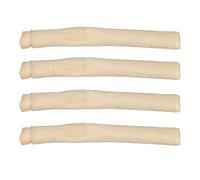 Akozon 4 Tubi di Collagene Commestibile da 24 Mm per Salsicce, Budelli di Maiale Secchi per Prosciutto e Hot Dog Fatti in Casa, Accessori Versatili per la Produzione di Salsicce