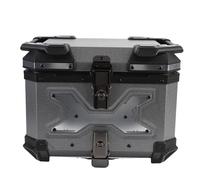 Akozon 45L Motorcycle Top Case con Scatola del Bagagliaio in Lega Rapida in Lega Rapida in Alluminio di Sicurezza per Bagagli per il Casco