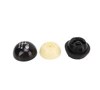Akozon 5 Speed Manual Gear Knob per 500 e 500C, Design Ergonomico, Nero e | Materiale ABS, impugnatura comoda, installazione facile, adatto al 2007-2018