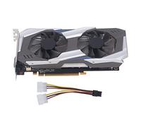 Akozon 6 GB DDR5, interfaccia multimediale HD DirectX 12 schede grafiche di gioco con doppia ventola scheda 6 GB B 192 bit presa DVI ( 6GB)