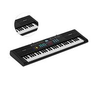Akozon 61 Keys Piano per Tastiera Elettrica con USB e Microfono - Strumento Multifunzionale per Bambini e Principianti, Include Supporto Musicale, 16 Toni, Canzoni Demo Funzioni di Insegnamento