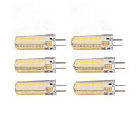 Akozon 6Pcs GY6.35 Lampadina a LED 7W AC DC12V 700lm 72 LED 360 Lampadina LED a Mais per Lampade a Sospensione Lampade a soffitto (Luce calda)
