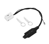 Akozon Accessorio Stereo con Connettore Radio AUDIO ADOATER Accessorio 6/7 Premium 6/7 RCD-200/300/500 per il Controllo del Telefono di Navigazione Musicale su Music Wheel Black ABS