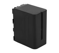 Akozon Accumulatore Litio-ione Ricaricabile NP F960 F970 6600Mah per Video Monitor Luminoso