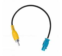 Akozon Adattatore per Cablaggio Telecamera di Backup Fakra, Cavo Video in Gomma e Metallo da 9,05 Pollici per Impianto Audiovisivo per Auto OEM