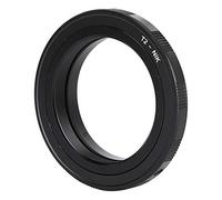 Akozon Adattatore per Obiettivo Obiettivo con Attacco T2 su Fotocamera con Attacco F - Messa a Fuoco Manuale e Regolazione dell'apertura - Accessori Fotografici