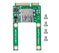 Akozon Adattatore Scheda di Conversione MSATA a USB, Convertitore di Espansione Mini PCI-E, USB 2.0 MPCI-E, Ideale per il Collegamento di Dispositivi USB Al Laptop