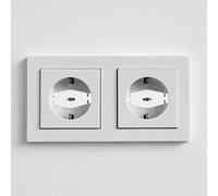 Akozon AKOZON 50pcs Coperchi di Socket di Sicurezza dei Bambini - Protezioni per le Spine da Uscita Isolate per Bambini, Tappi di Sicurezza Elettrica Non Tossico ABS