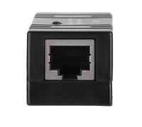 Akozon Akozon Mini Separatore e Combinatore di Alimentazione POE - Connettore Universale RJ45 per Bridge di Rete AP, Iniettore POE per Dispositivi Intelligenti (BLACK)