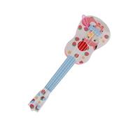 Akozon Akozon Simulazione Cartoon Ukulele Toy for Kids - 4 Stringhe Regolabili, Strumento Musicale Portatile, Sviluppa creatività e abilità Musicali, Design in Plastica (PINK)