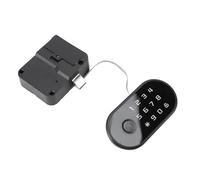 Akozon Akozon Smart Keyless Blocco Senza Gabinetto, Password e Scheda Sblocca per la Prevenzione del Furto Blocco del Cassetto Elettronico per Guardaroba e Gabinetto