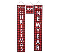 Akozon Allegra Decorazione per la Casa da Appendere con Distici per Interni e Uso - 1 Paio di Striscioni di Alta qualità