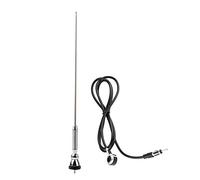 Akozon Antenna per Auto, Stelo Antenna con Base Girevole a 180 Gradi da | Antenna Radio AM/FM con Asta in Gomma, Montaggio su Tetto o Parafango