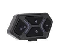 Akozon Auricolare Bluetooth per Moto con Riduzione del Rumore DSP per Casco, di Comunicazione per Casco con Interfono a Doppia modalità, Auricolare Bluetooth per Moto Motoslitta