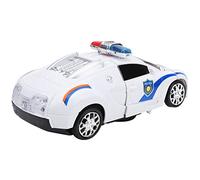 Akozon Auto Robot Giocattolo 2 in 1 con Luci e Suono, 2 Pezzi, per Bambini | Design auto-convertibile, veicolo elettrico telecomandato, luci dinamiche ed effetti sonori, struttura in plastica per