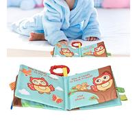 Akozon Baby Morft Cloth Rattle Book - Lion - Infant E Onal Story Book Giocattolo di Sviluppo Precoce per i Bambini di età Pari o Superiore a 6 Mesi (Tipo 2)