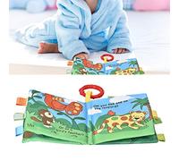 Akozon Baby Morft Cloth Rattle Book - Lion - Infant E Onal Story Book Giocattolo di Sviluppo Precoce per i Bambini di età Pari o Superiore a 6 Mesi (Tipo 3)