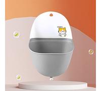 Akozon Bambino Leggero Urbinale, capacità PP TPR Cartoon Potty Training for Boys Pratica Portatile Pratica (Gatto grigio (con ganci prese d'acqua))